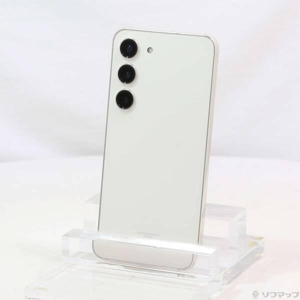 Galaxy s23 au版SIMフリー クリーム Galaxy S23 Ultra 本体 256GB SIMフリー SM-S918N クリーム A