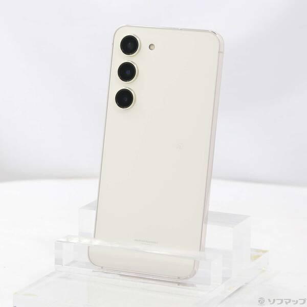 中古〕SAMSUNG(サムスン) Galaxy S23 256GB クリーム SCG19 au