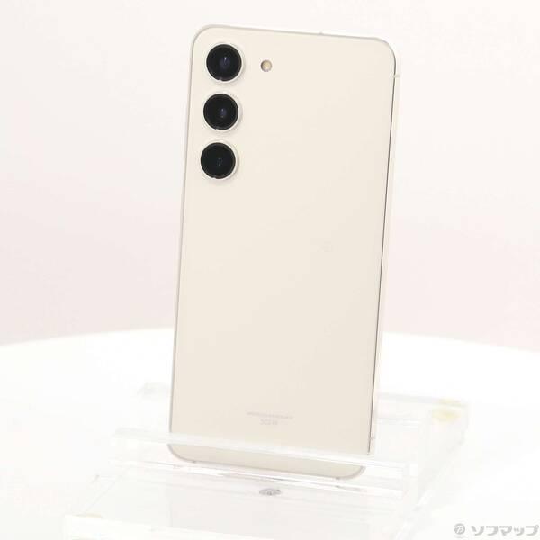中古〕SAMSUNG(サムスン) Galaxy S23 256GB クリーム SCG19 au