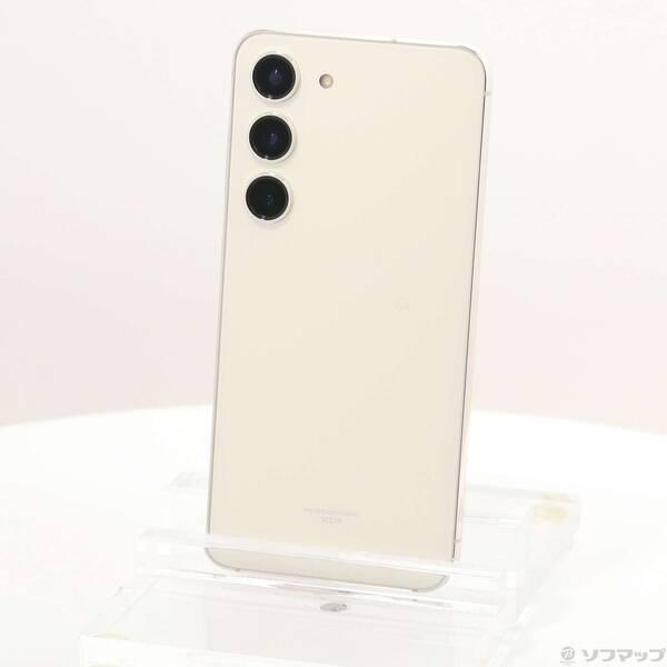 中古〕SAMSUNG(サムスン) Galaxy S23 256GB クリーム SCG19 au