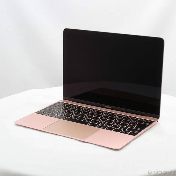 Apple Macbook MMGL2J/A ローズゴールド 中古〕Apple(アップル) MacBook 12-inch Early-2016 MMGL2J／A