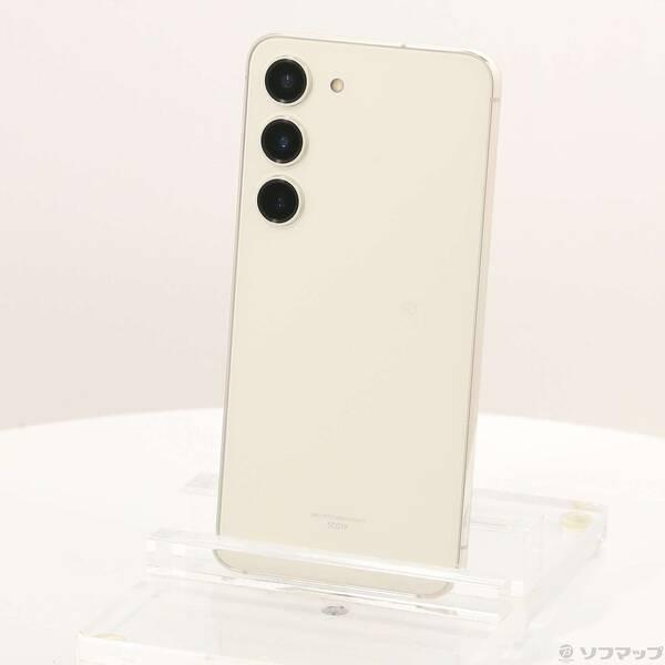 中古〕SAMSUNG(サムスン) Galaxy S23 256GB クリーム SCG19 au