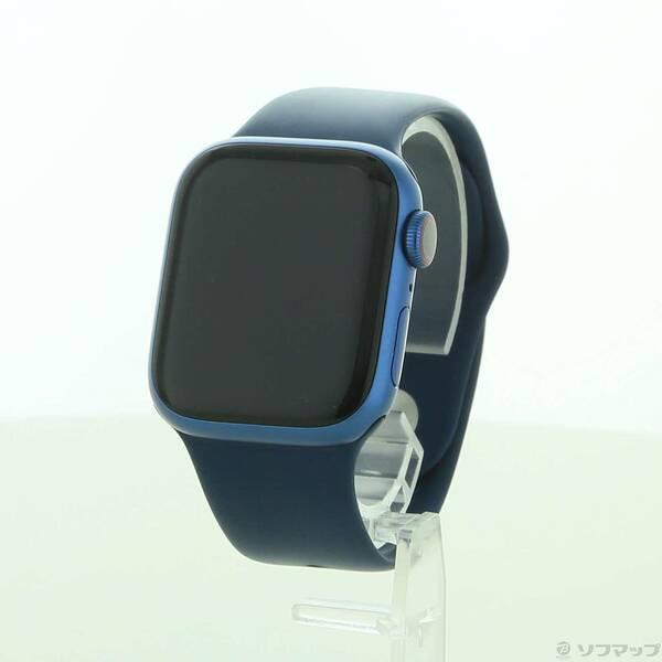 Apple Watch7 GPS ブルー 41mm スポーツベルト Apple Watch Series 7
