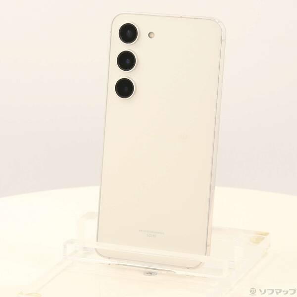 中古〕SAMSUNG(サムスン) Galaxy S23 256GB クリーム SCG19 au