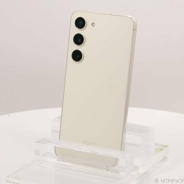 Samsung Galaxy S23 クリーム 本体 SCG19 美品 中古〕SAMSUNG(サムスン) Galaxy S23 256GB クリーム SCG19 au