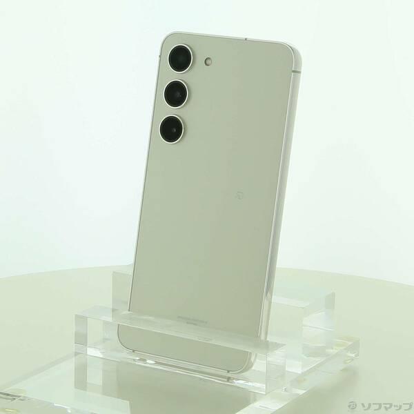 中古〕SAMSUNG(サムスン) Galaxy S23 256GB クリーム SCG19 au SIM