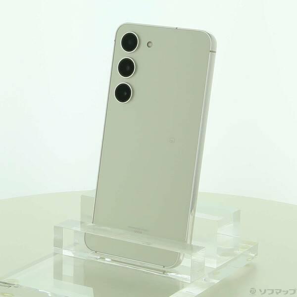 中古〕SAMSUNG(サムスン) Galaxy S23 256GB クリーム SCG19 au SIM