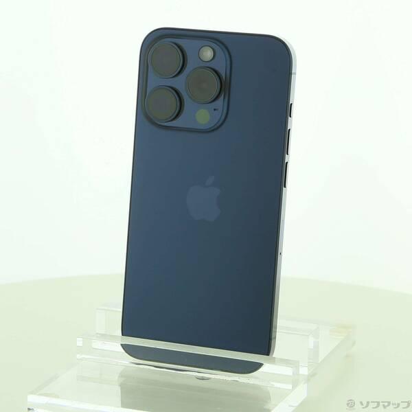 中古〕Apple(アップル) iPhone15 Pro 1TB ブルーチタニウム MTUU3J／A
