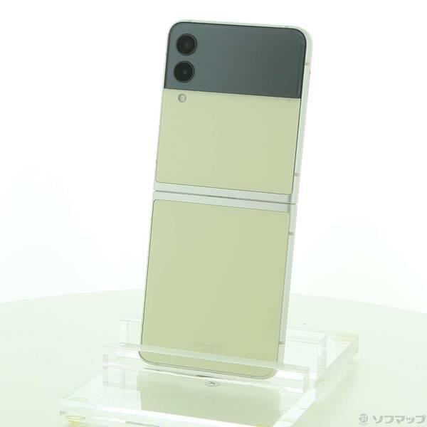 Galaxy - 専用　新品未使用Galaxy Z Flip3 5G SCG12 クリーム 中古〕SAMSUNG(サムスン) Galaxy Z Flip3 5G 128GB クリーム