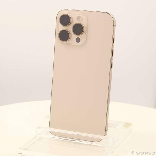 ［中古美品］iPhone 16 Pro 256GB デザートチタニウム 美品】iPhone 16pro 256GB デザートチタニウム SIMフリー
