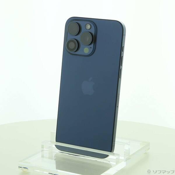 美品 Apple iPhone 15 Pro Max ブルーチタニウム 中古〕Apple(アップル) iPhone15 Pro Max 256GB ブルーチタニウム