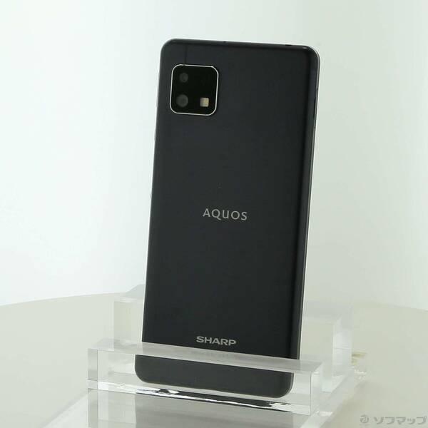 中古〕楽天モバイル AQUOS sense4 lite 64GB ブラック ZKME2002BK 楽天