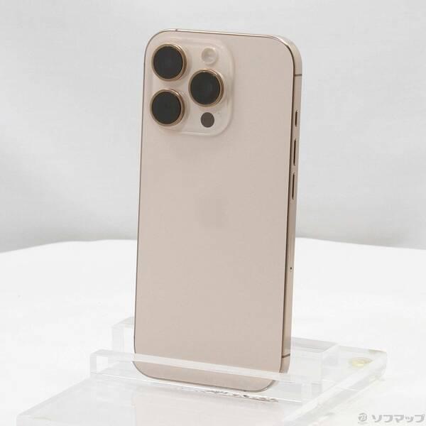 中古〕Apple(アップル) iPhone16 Pro 256GB デザートチタニウム MYN23J