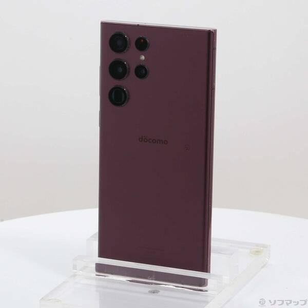 中古〕SAMSUNG(サムスン) Galaxy S22 Ultra 256GB バーガンディ SC-52C