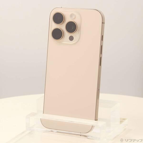 中古〕Apple(アップル) iPhone16 Pro 128GB デザートチタニウム NYMX3J