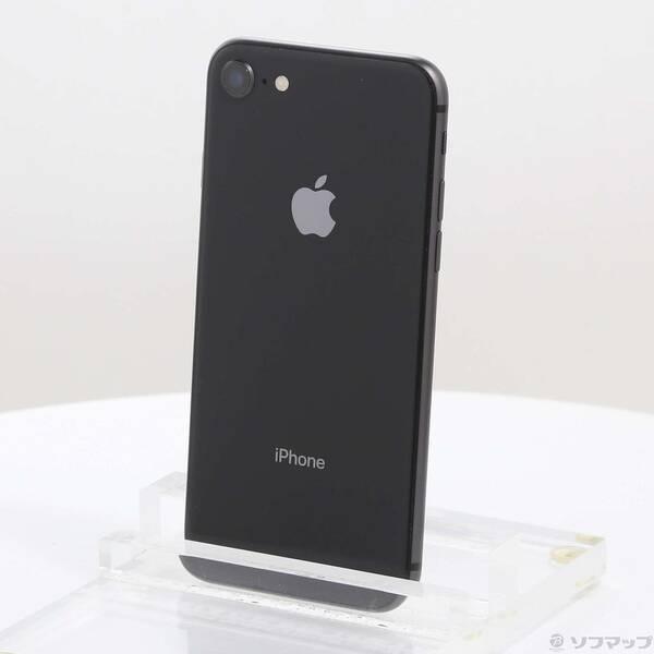 携帯電話本体 Apple iPhone 8 (MQ782JA) 中古〕Apple(アップル) iPhone8 64GB スペースグレイ MQ782J／A