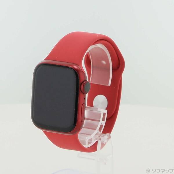 Apple watch series 7 41mm GPSモデル RED 美品 中古〕Apple(アップル) Apple Watch Series 7 GPS 41mm (PRODUCT)RED