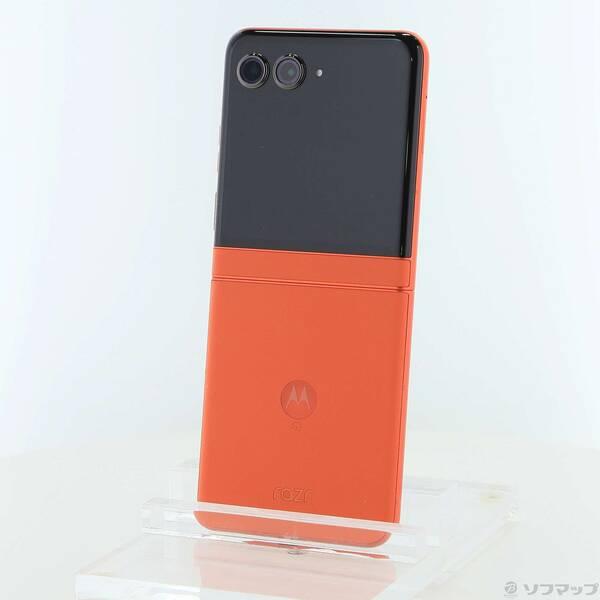 motorola razr50 512GB スプリッツオレンジ国内版未開封品 中古〕Motorola(モトローラ) motorola razr 50 512GB スプリッツ