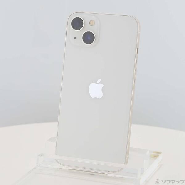 中古〕Apple(アップル) iPhone13 128GB スターライト MLND3J／A SIM