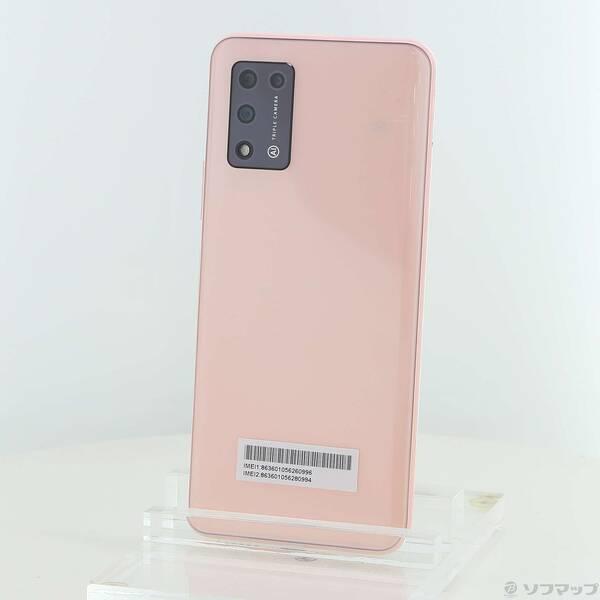 中古〕ZTE Libero 5G II 64GB ピンク A103ZT Y!mobile SIMフリー〔377