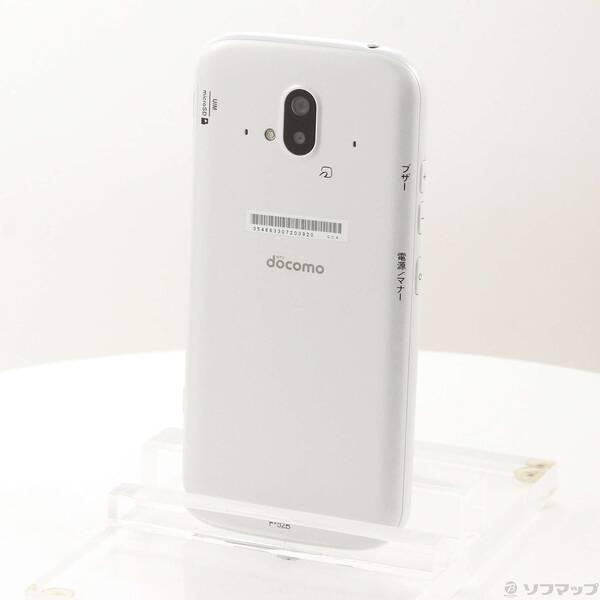 中古〕FCNT らくらくスマートフォン 64GB ホワイト F-52B docomo SIM