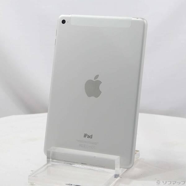〔中古〕Apple(アップル) iPad mini 4 128GB シルバー MK772J／A docomoロック解除SIMフリー〔269-ud〕