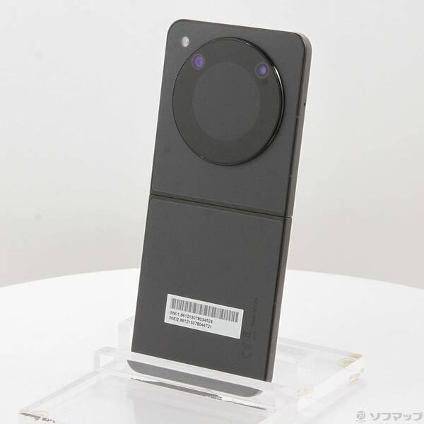 中古〕ZTE nubia Flip 5G 256GB ブラック NX724J SIMフリー〔196-ud
