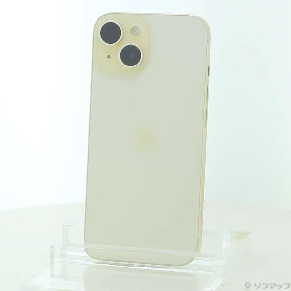 Apple iPhone 15 本体　256GB イエロー 　中古品 中古〕Apple(アップル) iPhone15 256GB イエロー MTMQ3J／A SIMフリー
