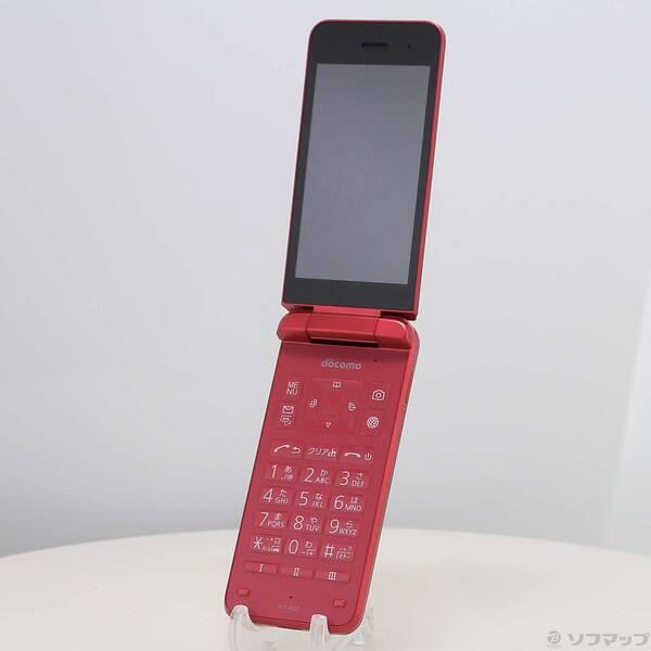中古〕KYOCERA(京セラ) DIGNO ケータイ KY-42C レッド docomo SIM