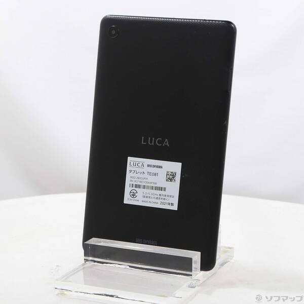 〔中古〕IRISOHYAMA(アイリスオーヤマ) LUCA Tablet TE081 32GB ブラック TE081N1-B Wi-Fi〔198-ud〕