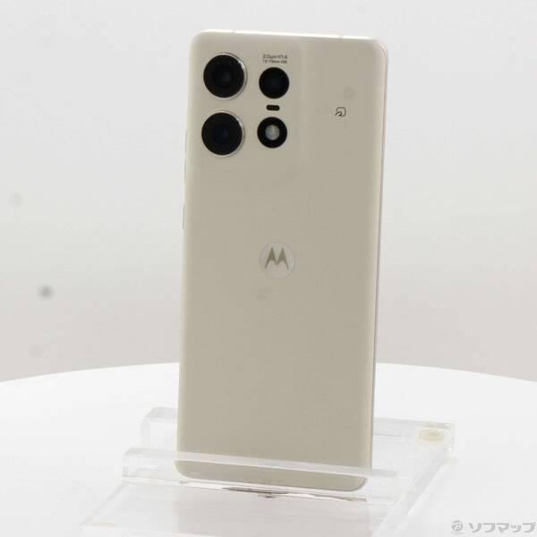 美品 motorola edge 50s pro SIMフリー バニラクリーム 中古〕Motorola(モトローラ) motorola edge 50s pro 256GB バニラ