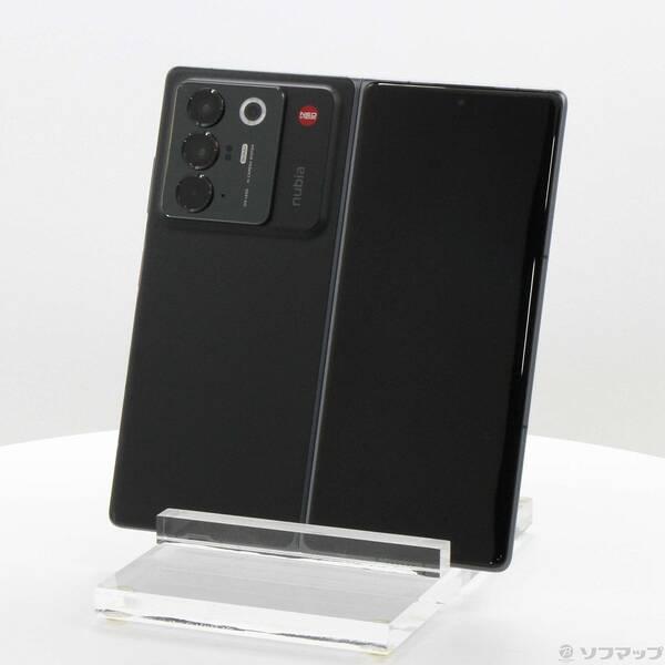 中古〕ワイモバイル nubia Fold 256GB ブラック ZESCN1 Y!mobile SIM