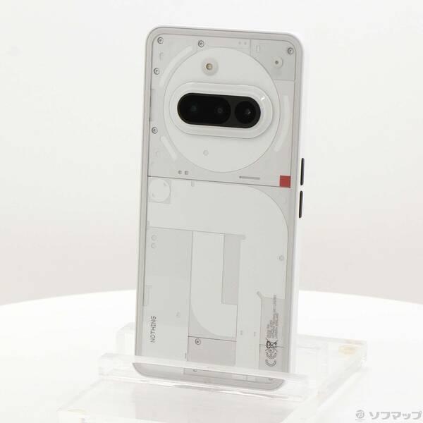 Nothing Phone (3a)ホワイト 未使用に近い 中古〕Nothing（ナッシング） Phone (3a) 128GB ホワイト A10400155