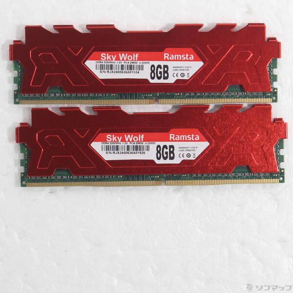 〔中古〕288P PC4-25600 DDR4-3200 16GB 8GB×2枚組〔344-ud〕
