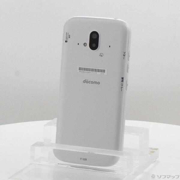 中古〕FCNT らくらくスマートフォン 64GB ホワイト F-52B docomo SIM