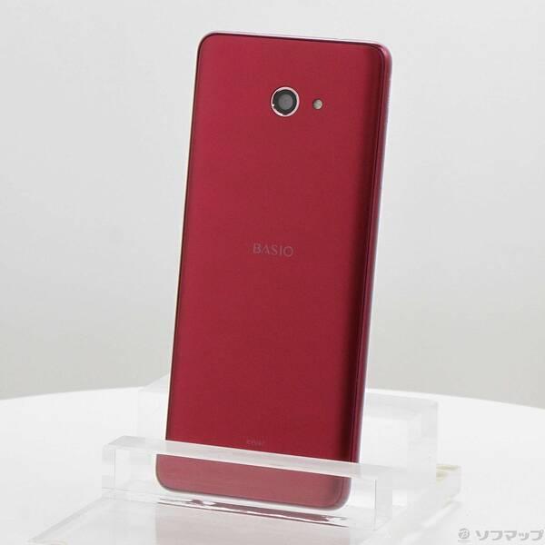 SIMフリー 本体 BASIO 4 KYV47 32 GB 179G4 レッド 中古〕KYOCERA(京セラ) BASIO4 32GB ワインレッド KYV47 auロック解除