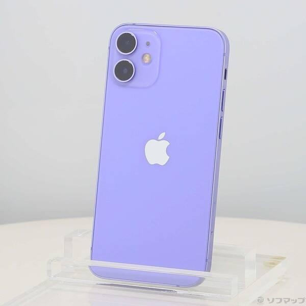 【美品】Apple iPhone12 mini パープル 128G 96％ 中古〕Apple(アップル) iPhone12 mini 128GB パープル MJQD3J／A SIM