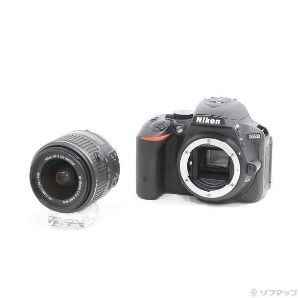 【中古・シャッター回数極少】Nikon D5500 18-55 VR Ⅱ キット 中古〕Nikon(ニコン) NIKON D5500 18-55 VRII レンズキット ブラック