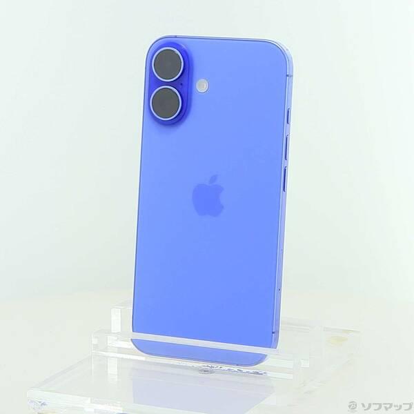 【美品】iPhone16 128GB ウルトラマリン 中古〕Apple(アップル) iPhone16 128GB ウルトラマリン MYDU3J／A SIM