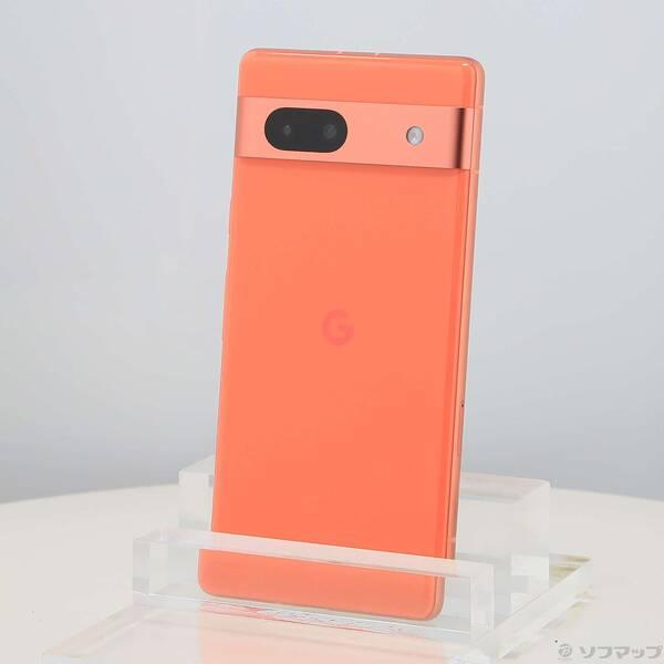 【最終値下】Google Pixel 7a コーラル 中古〕GOOGLE(グーグル) Google Pixel 7a 128GB コーラル GA04438-JP