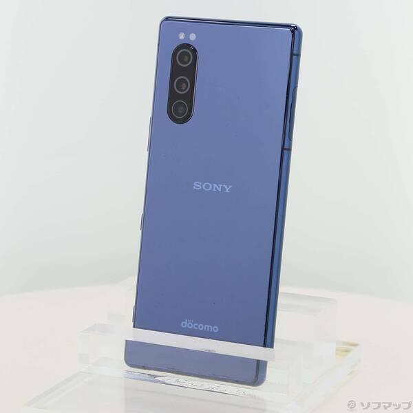 中古〕SONY(ソニー) Xperia 5 64GB ブルー SO-01M docomoロック解除SIM