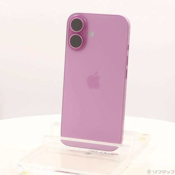 中古〕Apple(アップル) iPhone16 128GB ピンク MYDT3J／A SIMフリー