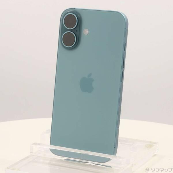 Apple iPhone16 ティール256GB 本体 中古〕Apple(アップル) iPhone16 256GB ティール MYE13J／A SIMフリー