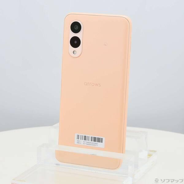 美品　arrows we2 中古〕FCNT arrows We2 64GB ライトオレンジ FCG02 au SIMフリー〔196