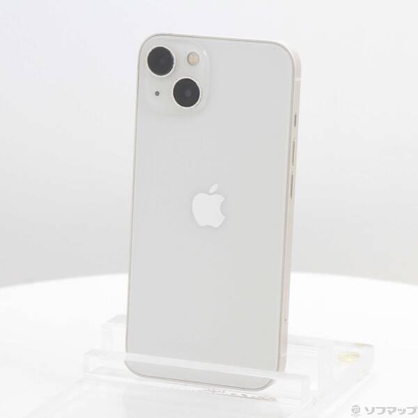 iPhone13 スターライト　128GB 中古〕Apple(アップル) iPhone13 128GB スターライト MLND3J／A SIM