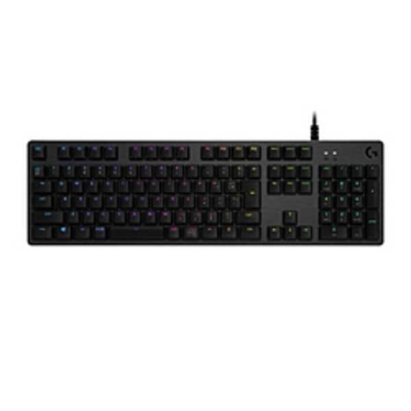 〔中古〕logicool(ロジクール) 〔展示品〕 G521 Carbon RGBメカニカルゲーミングキーボード リニア 赤軸〔377-ud〕