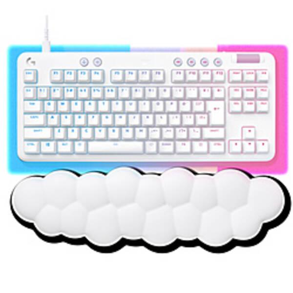 〔中古〕logicool(ロジクール) Aurora Collection G713 ゲーミングキーボード リニア ホワイトミスト G713-LN〔377-ud〕