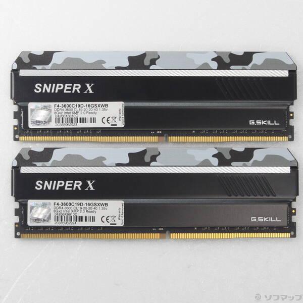 〔中古〕GSKILL(ジースキル) F4-3600C19D-16GSXWB〔262-ud〕