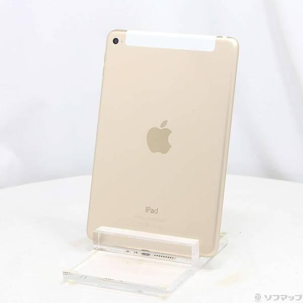 〔中古〕Apple(アップル) iPad mini 4 128GB ゴールド MK782J／A docomoロック解除SIMフリー〔251-ud〕