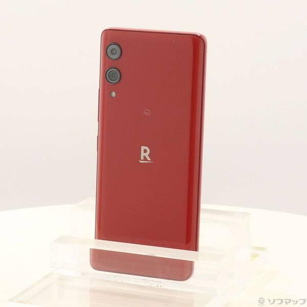 〔中古〕楽天モバイル Rakuten Hand 5G 128GB クリムゾンレッド P780 楽天 SIMフリー〔348-ud〕